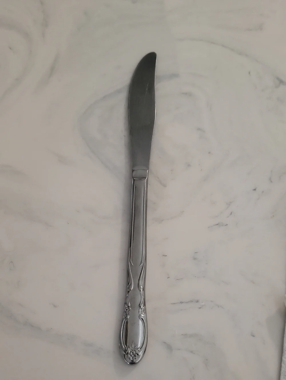 Oneida Silver Stainless Steel Dinner Knife